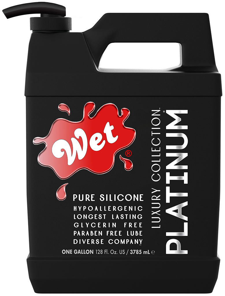 Wet Platinum Pure Silicone Luxury Lubricant - 128oz