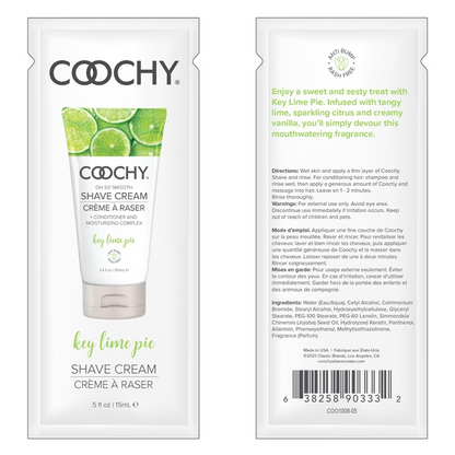 Coochy Shave Cream Key Lime Pie 15mL