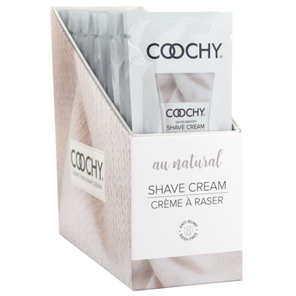 Coochy Shave Cream - Au Natural 24pc