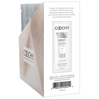 Coochy Shave Cream - Au Natural 24pc