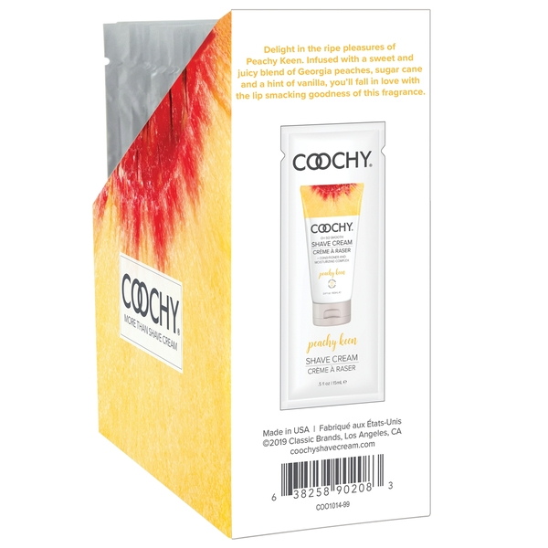 Coochy Shave Cream - Peachy Keen 24pc