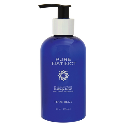 Pure Instinct True Blue Pheromone Massage & Body Lotion 8oz | 236mL