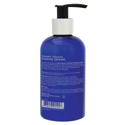 Pure Instinct True Blue Pheromone Massage & Body Lotion 8oz | 236mL