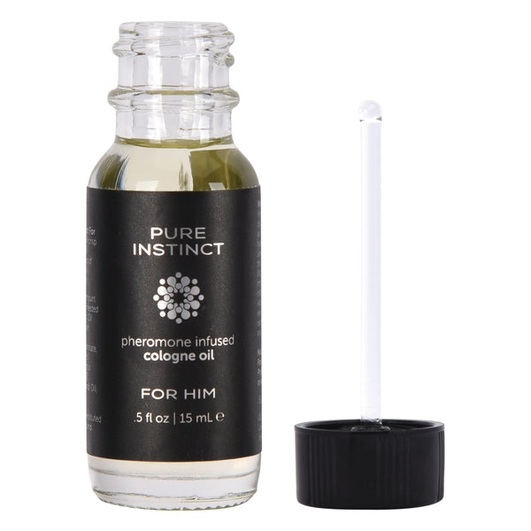 Pure Instinct Pheromone Cologne Oil For Him - 0.5oz / 15mL