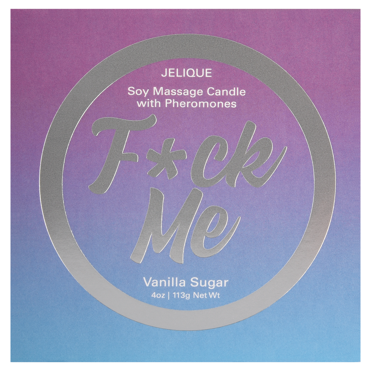 Jelique Soy Massage Candles With Pheromone - Vanilla Sugar - 4oz/113g