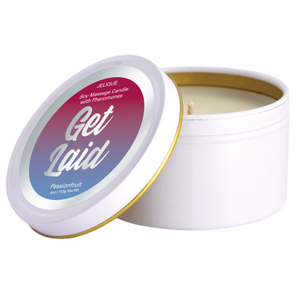 Jelique Get Laid Passion Fruit Massage Candle - 4oz / 113g