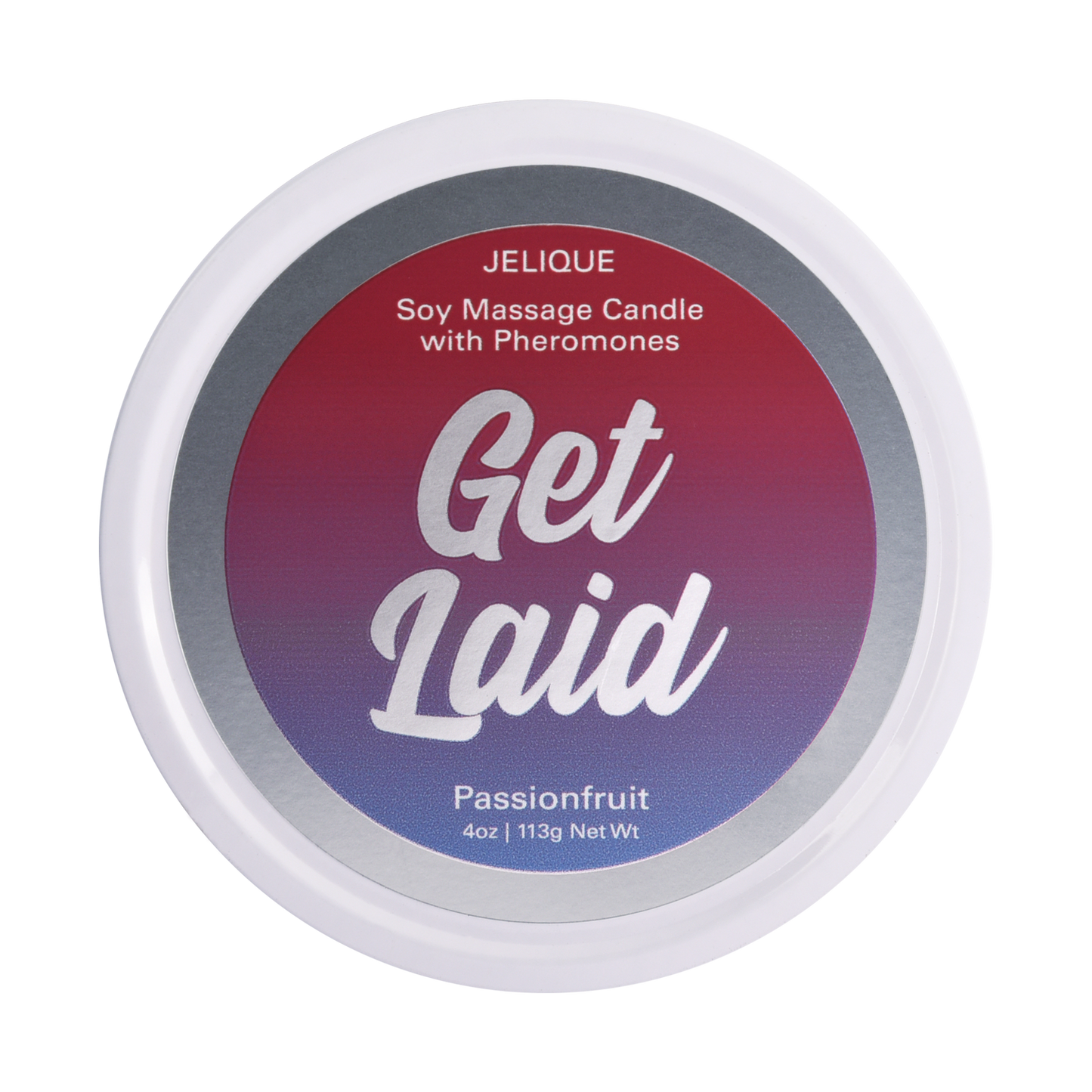 Jelique Get Laid Passion Fruit Massage Candle - 4oz / 113g