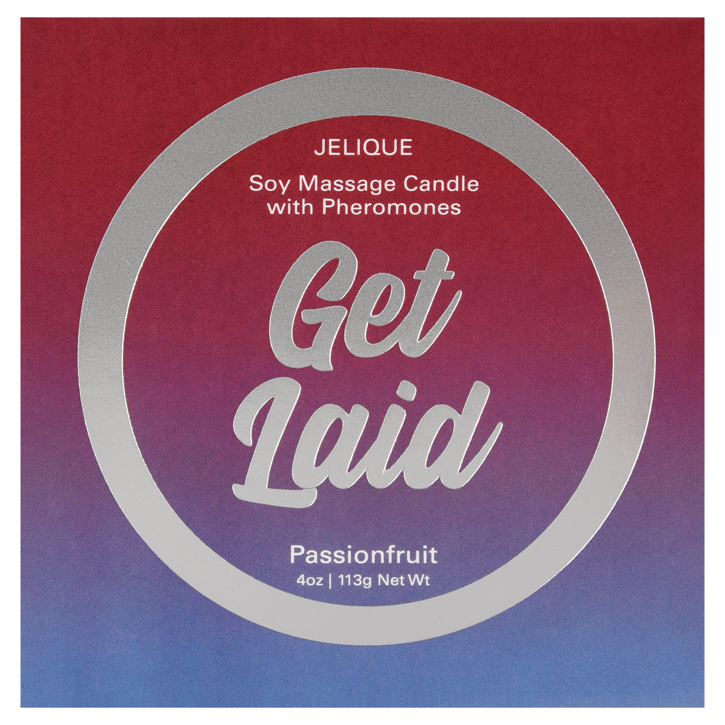 Jelique Get Laid Passion Fruit Massage Candle - 4oz / 113g