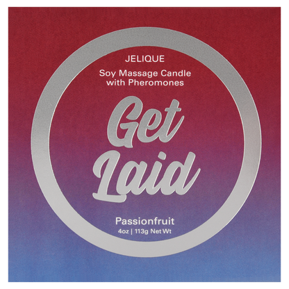 Jelique Get Laid Passion Fruit Massage Candle - 4oz / 113g