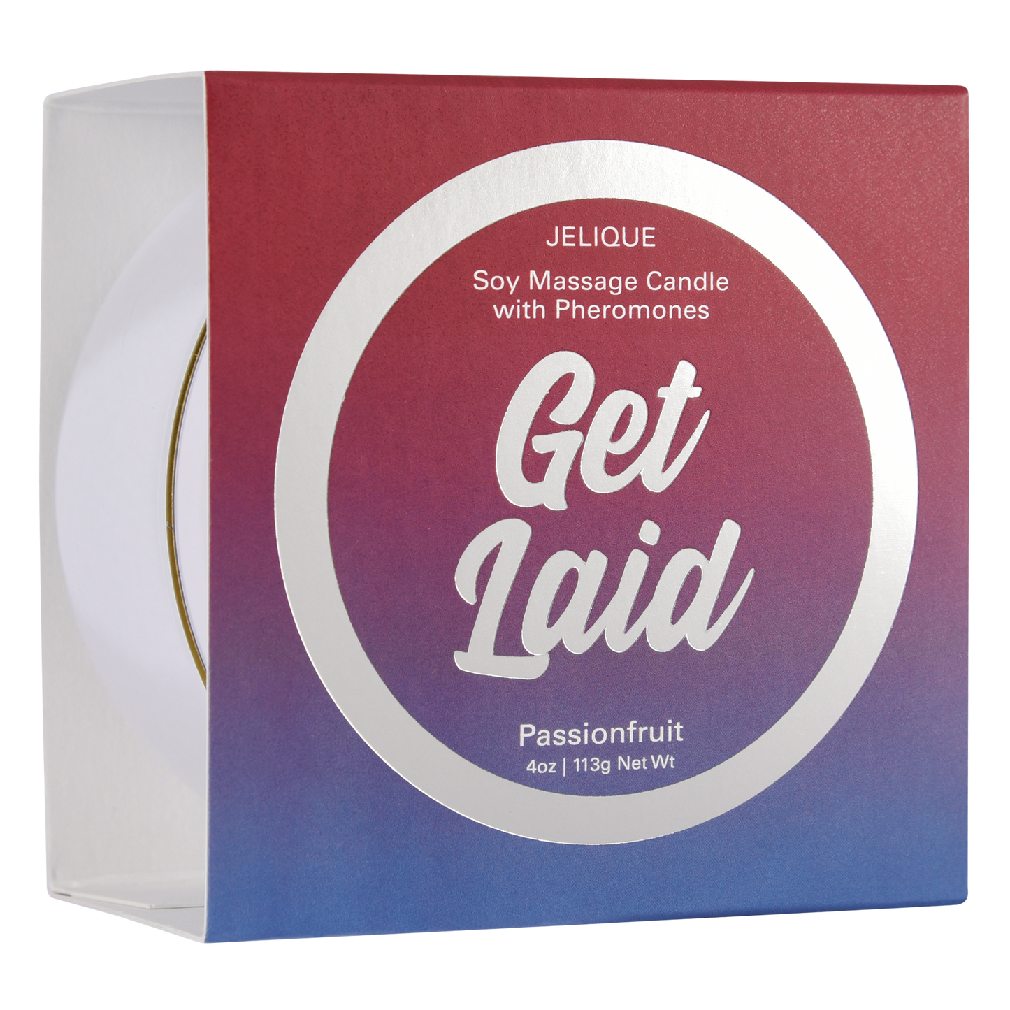 Jelique Get Laid Passion Fruit Massage Candle - 4oz / 113g