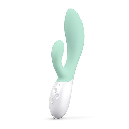 Lelo Ina 3 Rabbit Vibrator - Seaweed