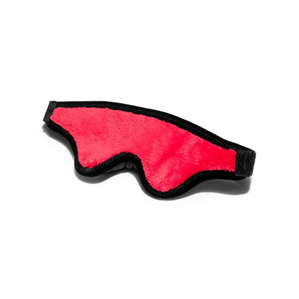 Liberator LoveBlind Plush Blindfold - Fluffy Red