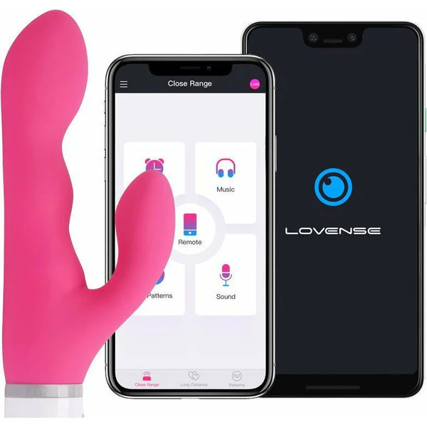 Lovense Nora Bluetooth Rabbit Vibrator - Pink