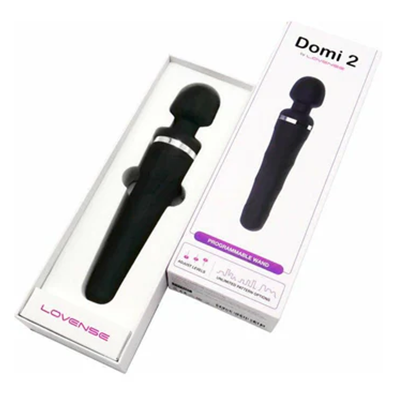 Lovense Domi 2 Programmable Wand - Black