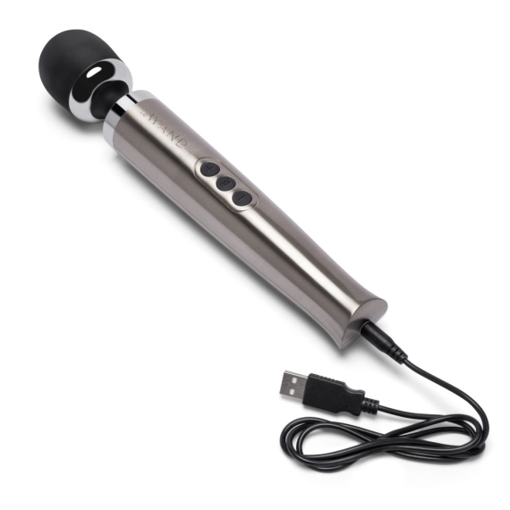 Le Wand Die Cast Rechargeable Vibrating Massager - Silver