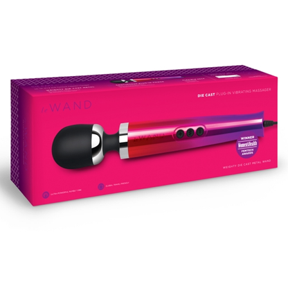 Le Wand Die Cast Plug-In Vibrating Massager - Ombre