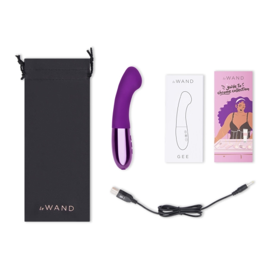 LE Wand Gee Vibrator - Dark Cherry