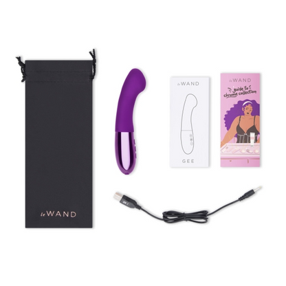 LE Wand Gee Vibrator - Dark Cherry