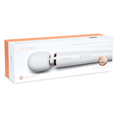 Le Wand Rechargeable Vibrating Massager - White