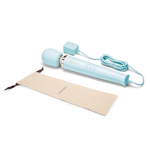 Le Wand Plug-In Vibrating Massager - Sky Blue