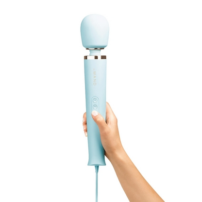 Le Wand Plug-In Vibrating Massager - Sky Blue