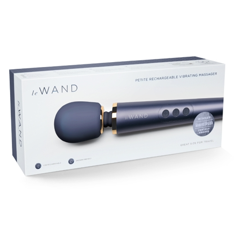 Le Wand Petite Rechargeable Massager - Navy