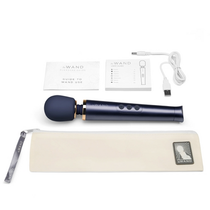 Le Wand Petite Rechargeable Massager - Navy