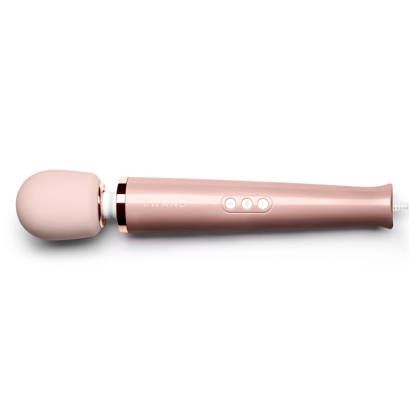 Le Wand Plug-In Vibrating Massager - Rose Gold