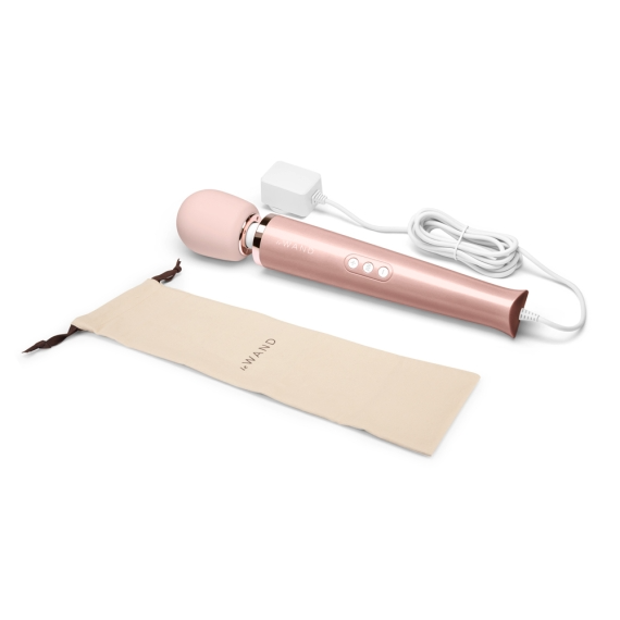 Le Wand Plug-In Vibrating Massager - Rose Gold