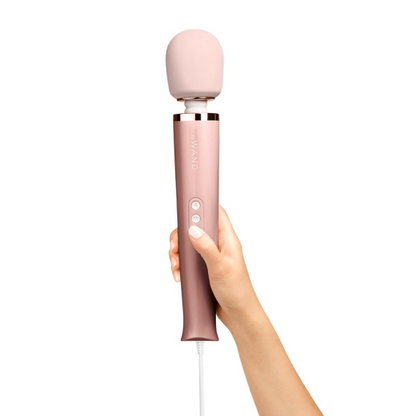 Le Wand Plug-In Vibrating Massager - Rose Gold