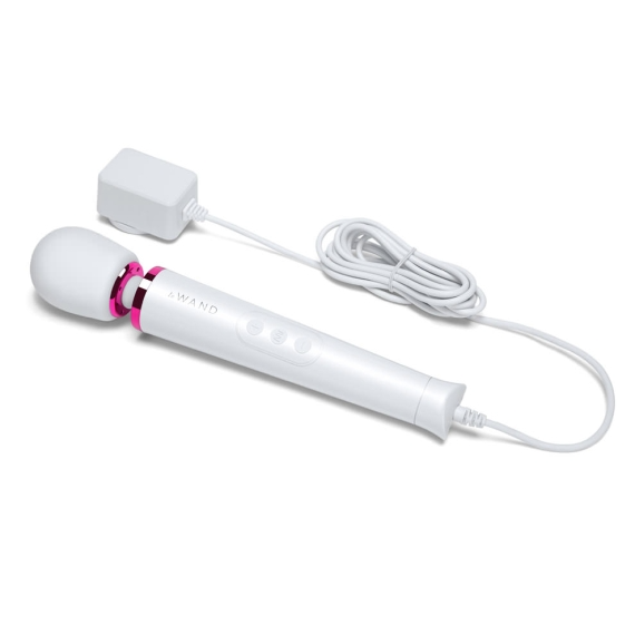 LE Wand Powerful Petite Plug-In Massager - White