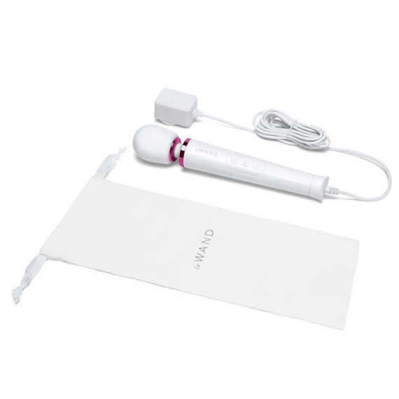 LE Wand Powerful Petite Plug-In Massager - White