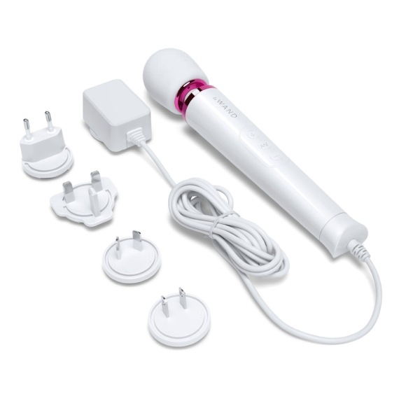 LE Wand Powerful Petite Plug-In Massager - White