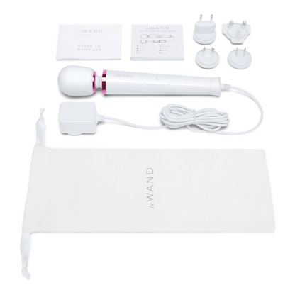 LE Wand Powerful Petite Plug-In Massager - White