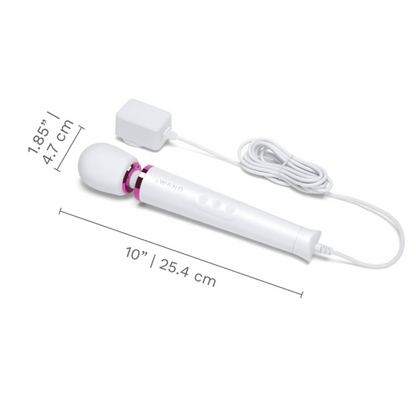 LE Wand Powerful Petite Plug-In Massager - White