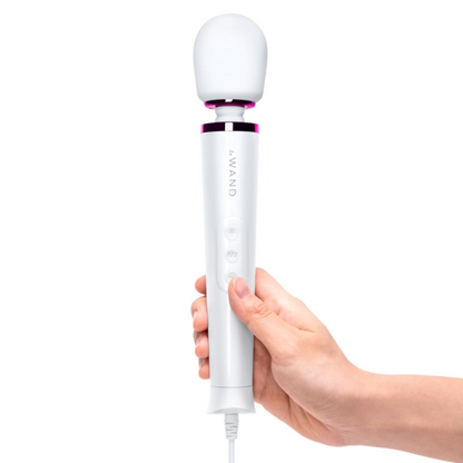 LE Wand Powerful Petite Plug-In Massager - White