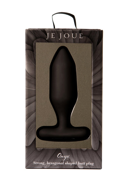 Je Joue Onyx Vibrating Butt Plug - Black