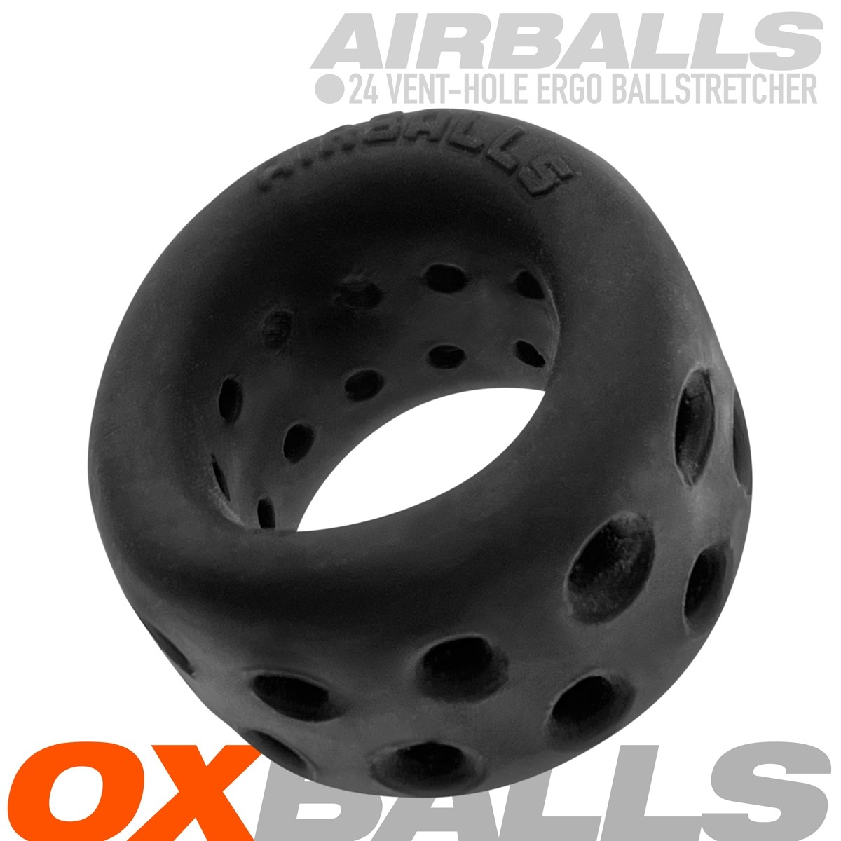 Oxballs Airballs Air-Lite Vented Ballstretcher - Black Ice