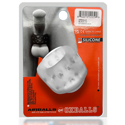 Oxballs Airballs Air-Lite Vented Ballstretcher - Clear Ice