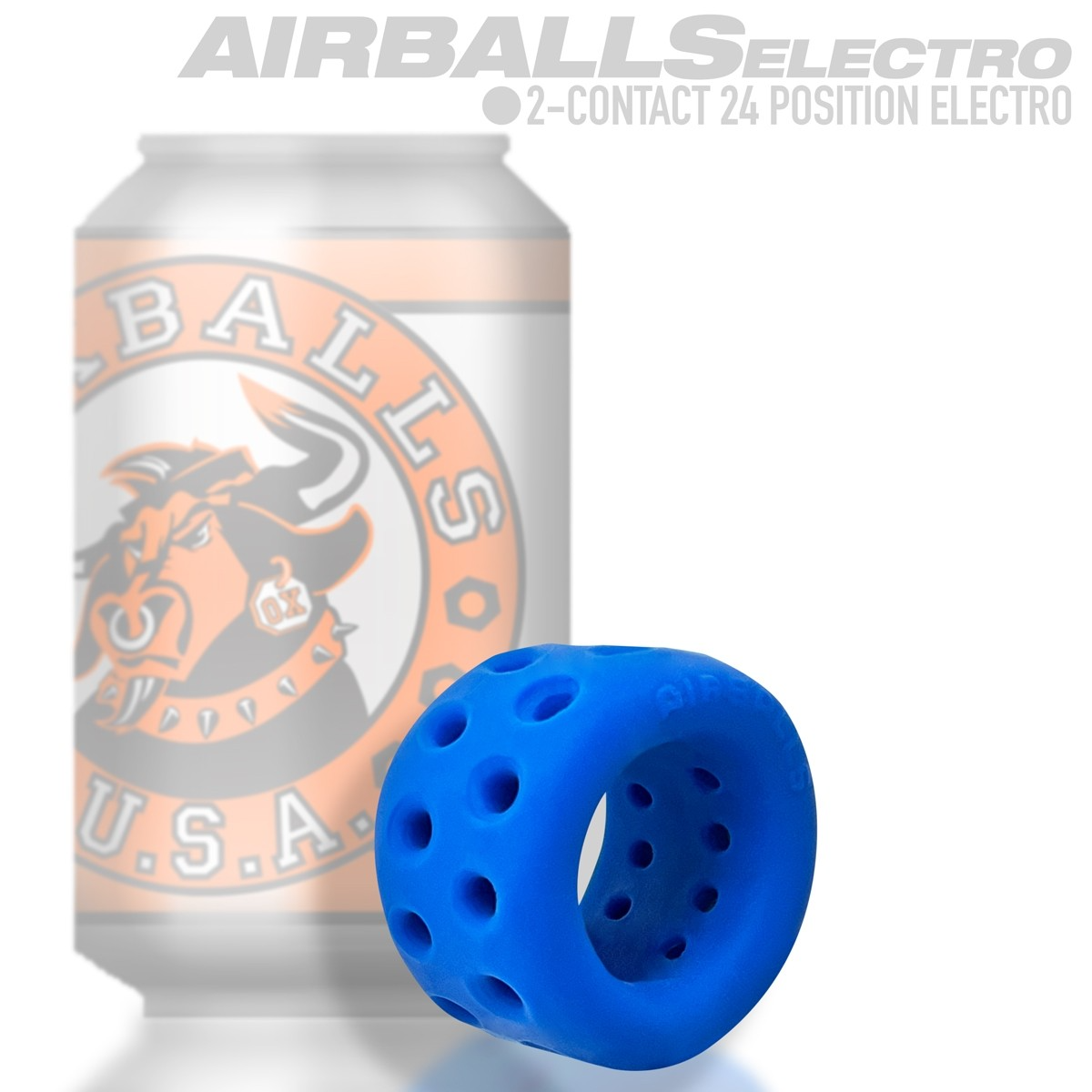 Oxballs Airballs Air-Lite Vented Ballstretcher - Pool Ice