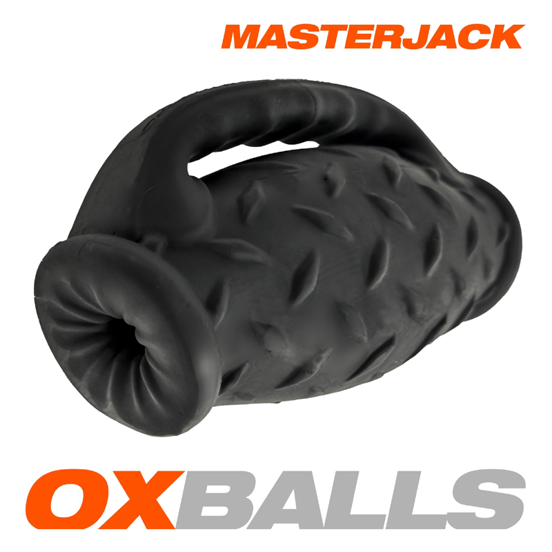 Oxballs Masterjack Handle Grip Stroker - Black Ice