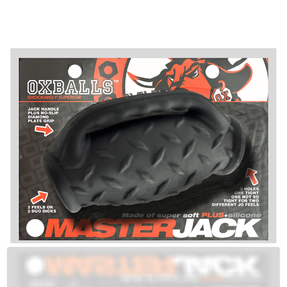 Oxballs Masterjack Handle Grip Stroker - Black Ice