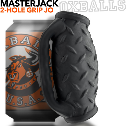 Oxballs Masterjack Handle Grip Stroker - Black Ice