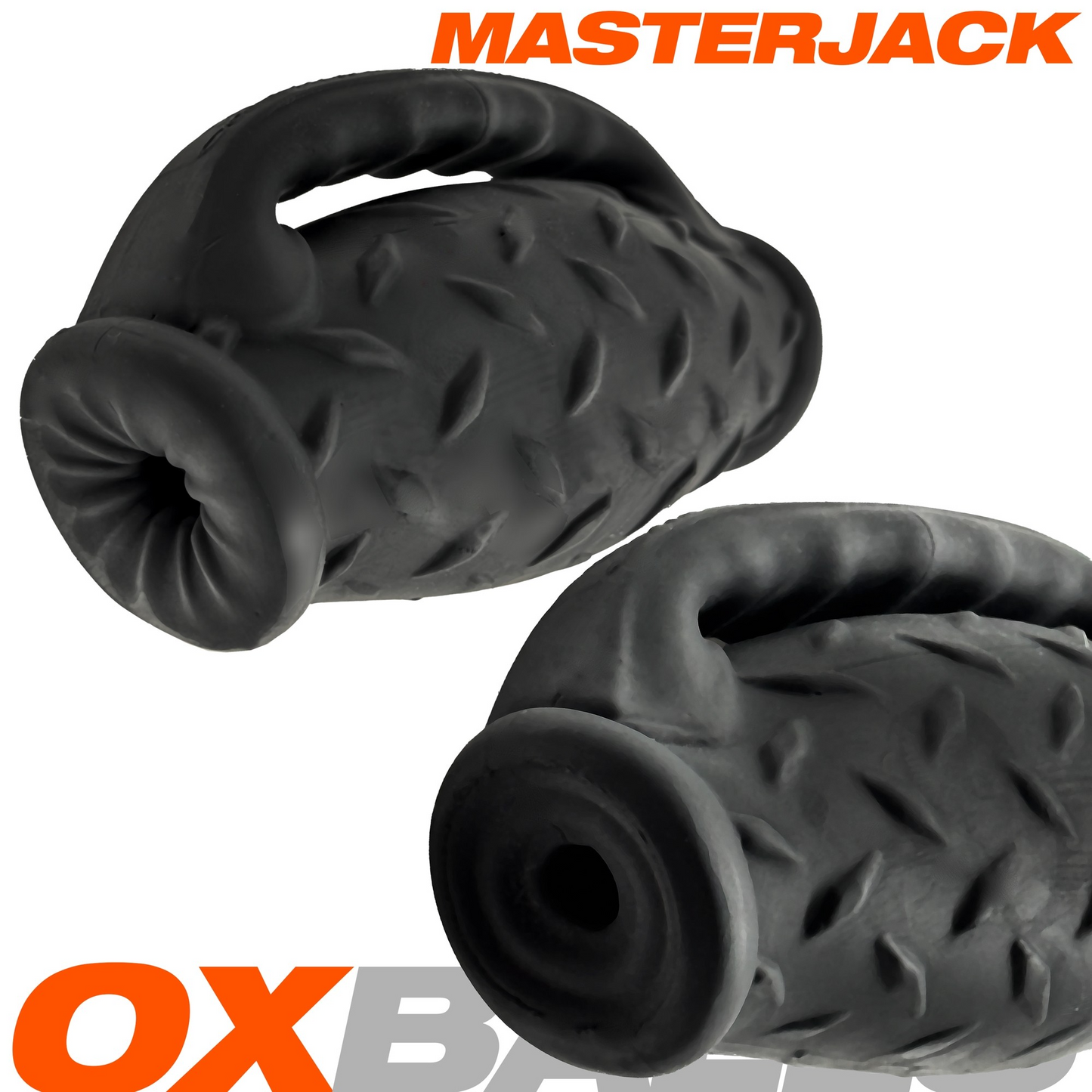 Oxballs Masterjack Handle Grip Stroker - Black Ice