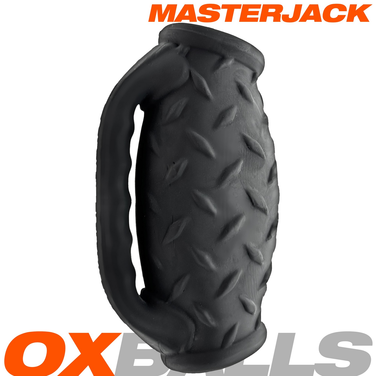 Oxballs Masterjack Handle Grip Stroker - Black Ice