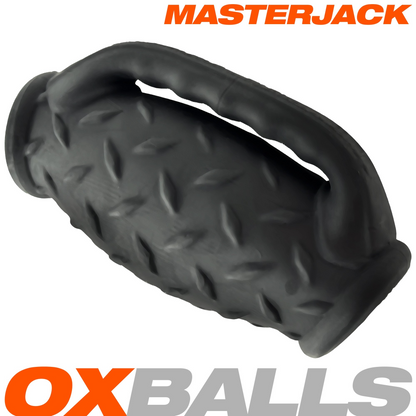 Oxballs Masterjack Handle Grip Stroker - Black Ice