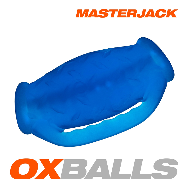 Oxballs Masterjack Handle Grip Stroker - Blue Ice