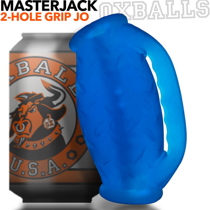 Oxballs Masterjack Handle Grip Stroker - Blue Ice