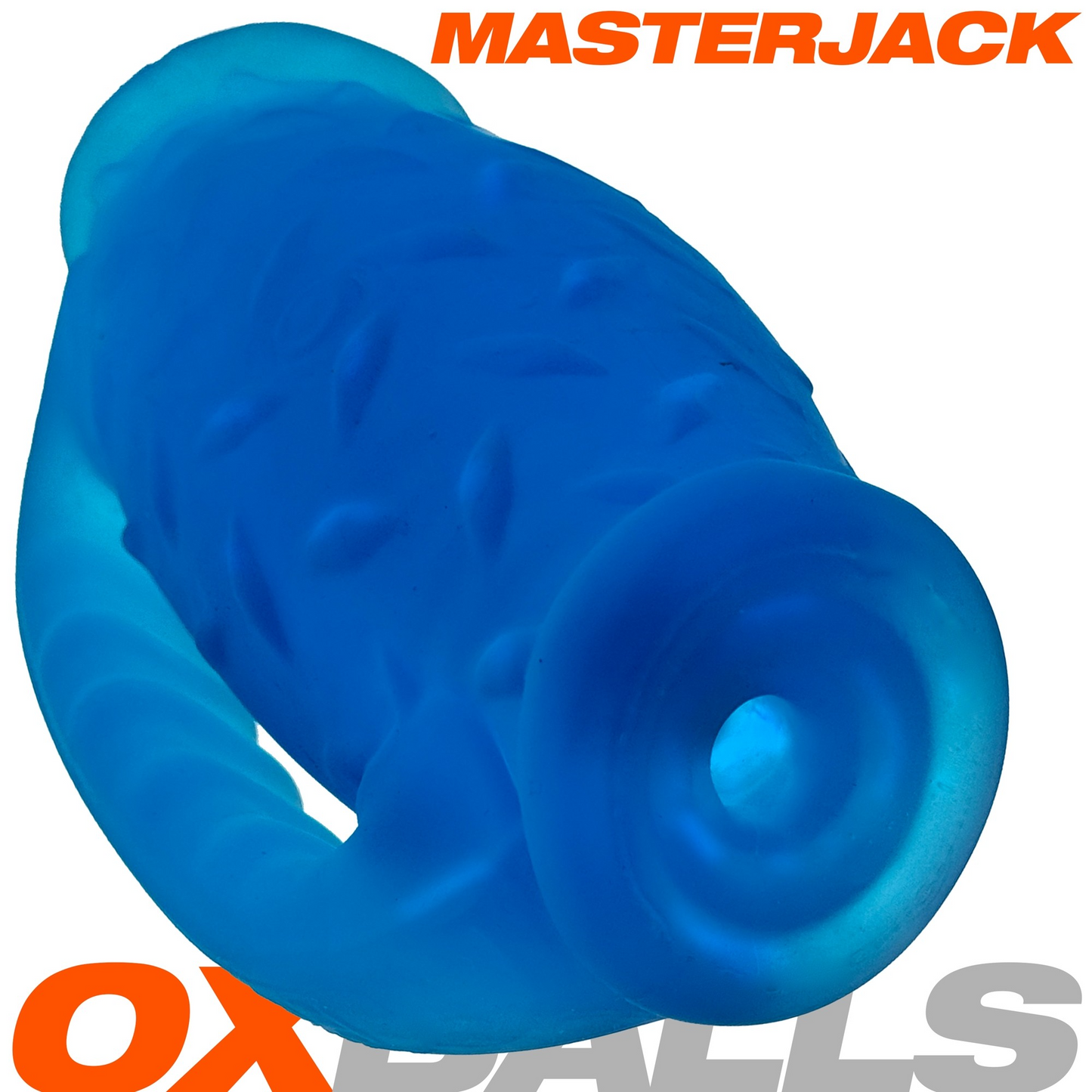 Oxballs Masterjack Handle Grip Stroker - Blue Ice