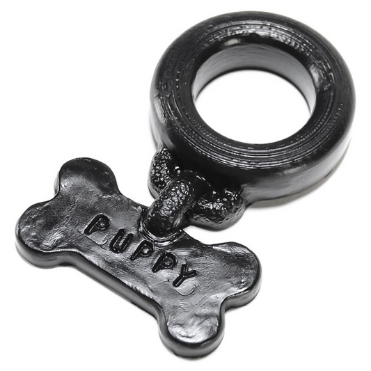 Oxballs Puppy Silicone Cockring - BLACK